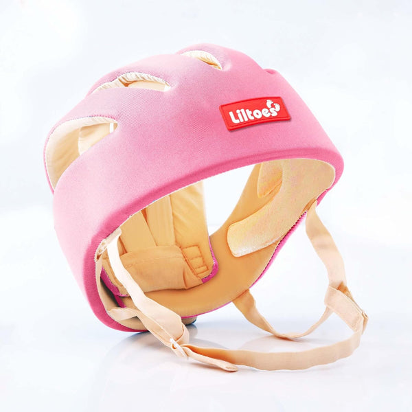 LILTOES Baby Head Protector for Safety of Kids 6M to 3 Years- Baby Safety Helmet .(Baby Pink)