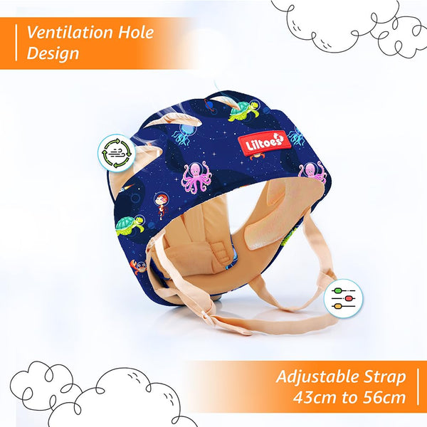 LILTOES Baby Head Protector for Safety of Kids 6M to 60M- Baby Safety Helmet  (Aqua Alien)