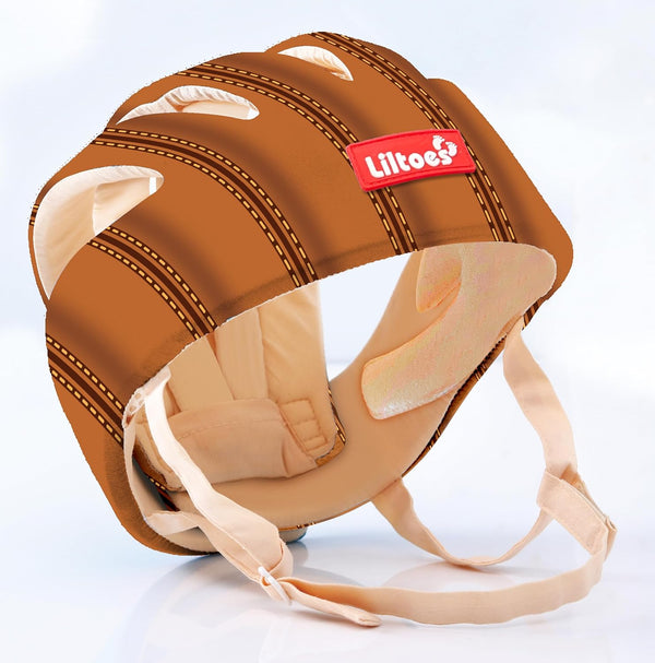 LILTOES Baby Head Protector for Safety of Kids 6M to 60M- Baby Safety Helmet. ( Leatherite )